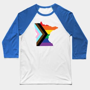 Minnesota Progress Pride Baseball T-Shirt